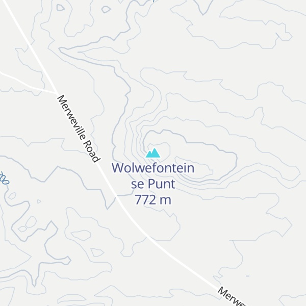 Map of Wolwefontein se Punt