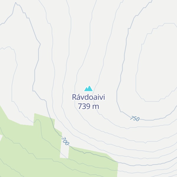Map of Rávdoaivi