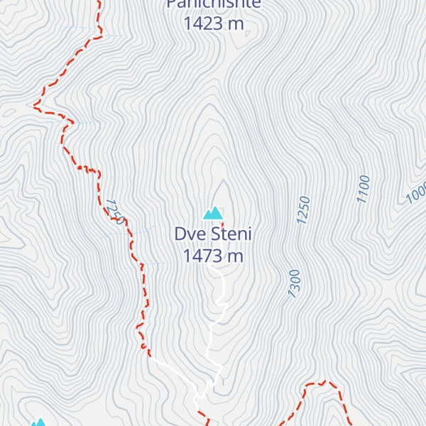 Map of Dve Steni