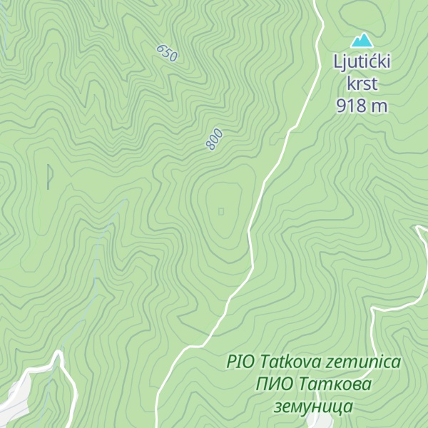Map of Crveni breg