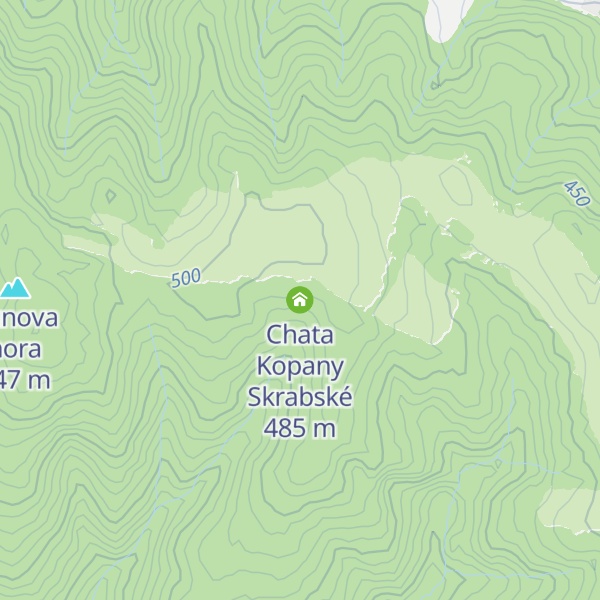 Map of Chata Kopany Skrabské