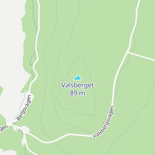Map of Valsberget