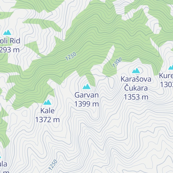 Map of Garvan