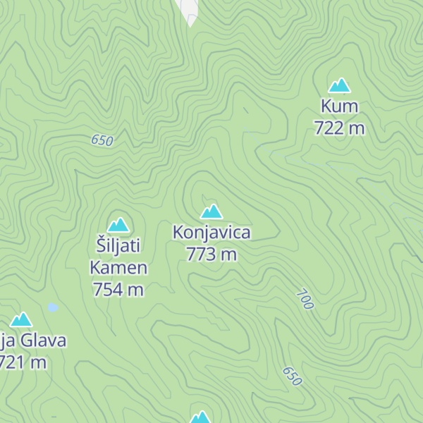 Map of Konjavica