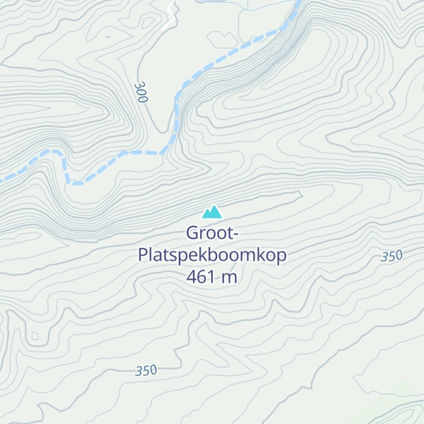 Map of Groot-Platspekboomkop