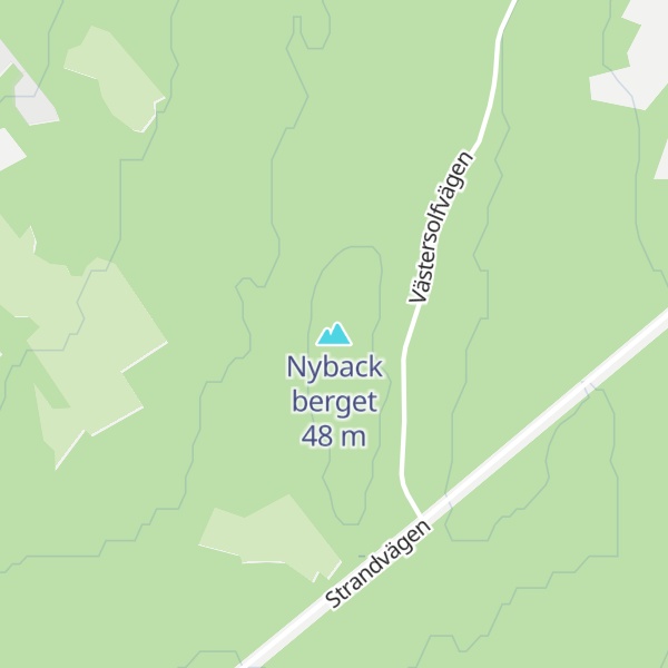 Map of Nyback berget