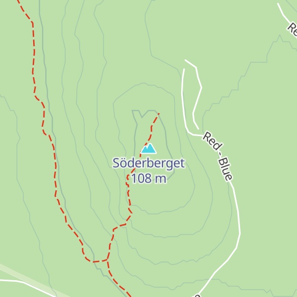 Map of Söderberget