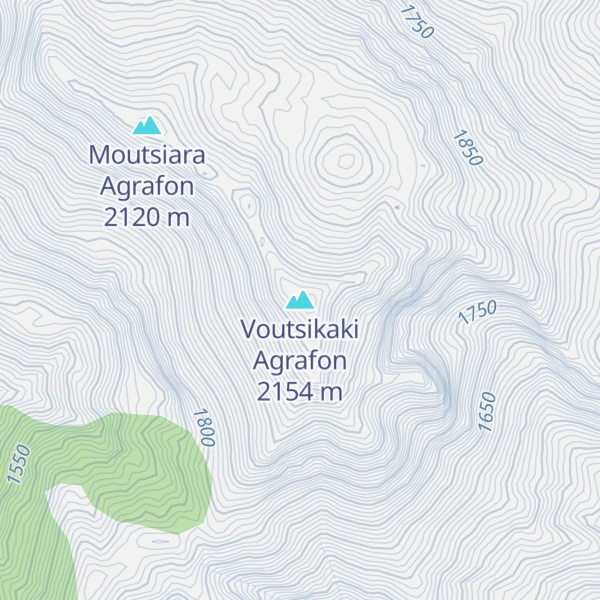 Map of Voutsikaki Agrafon