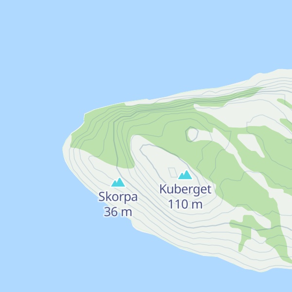 Map of Fuglefjellet