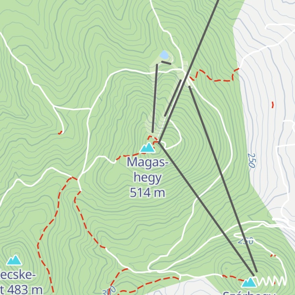Map of Magas-hegy
