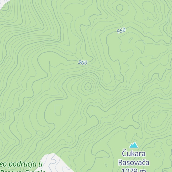 Map of Rasovača