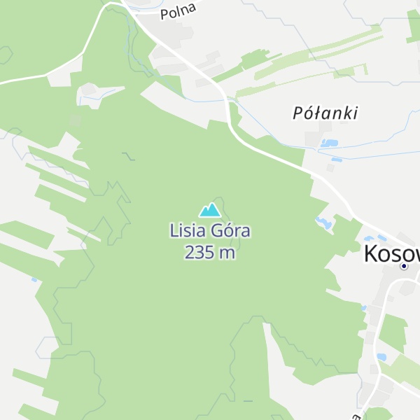 Map of Lisia Góra