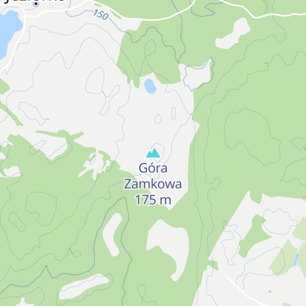 Map of Góra Zamkowa