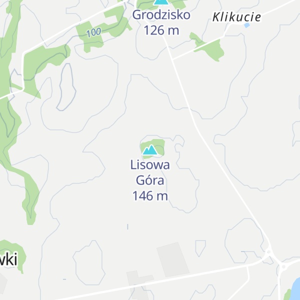Map of Lisowa Góra