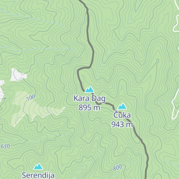 Map of Kara Dag