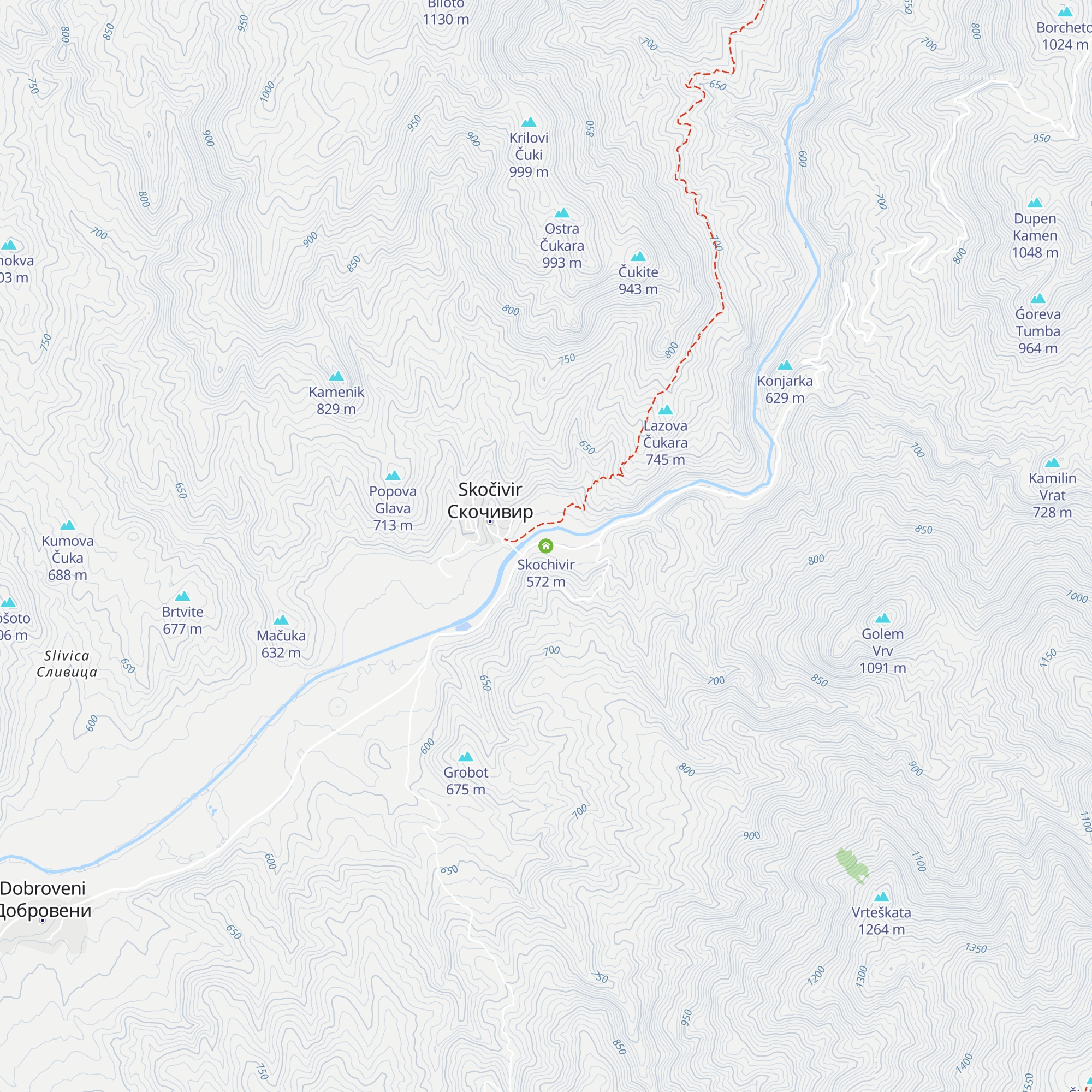 Skochivir map