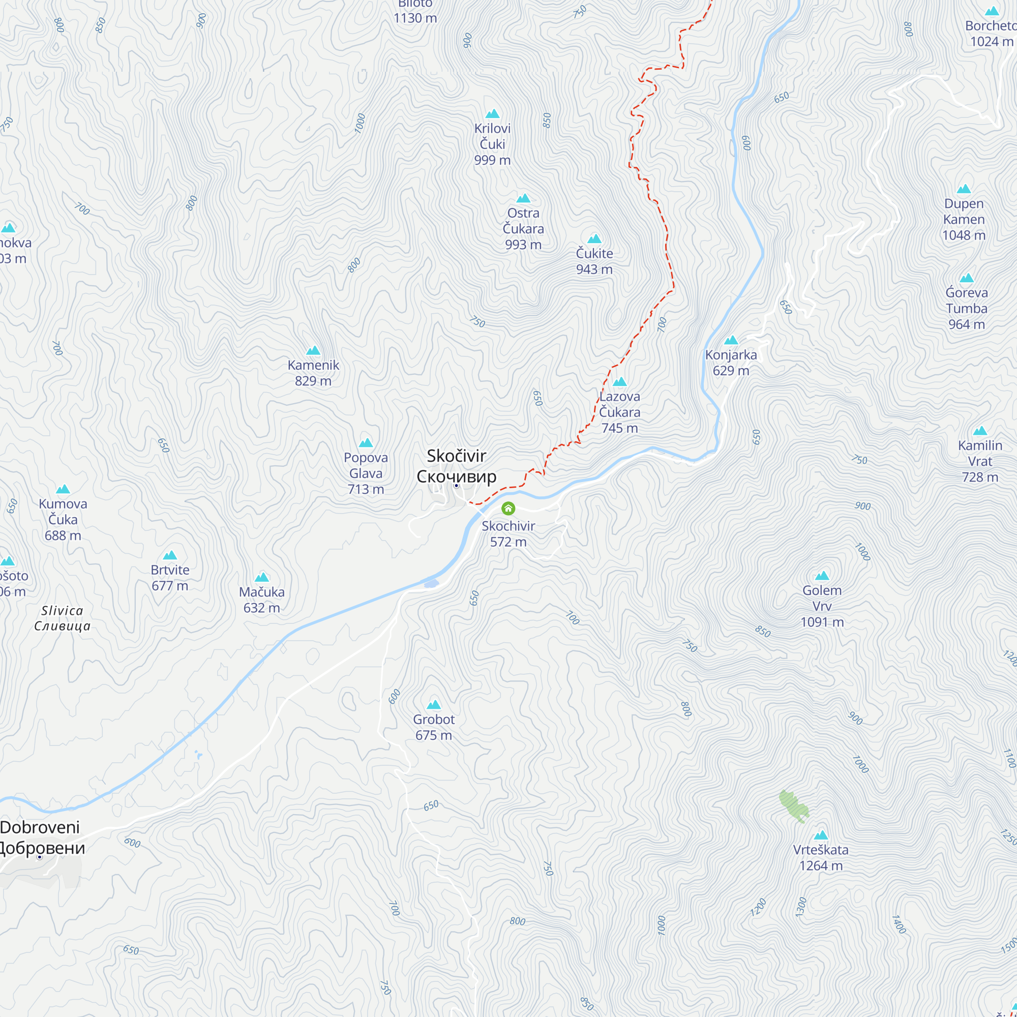 Skochivir map