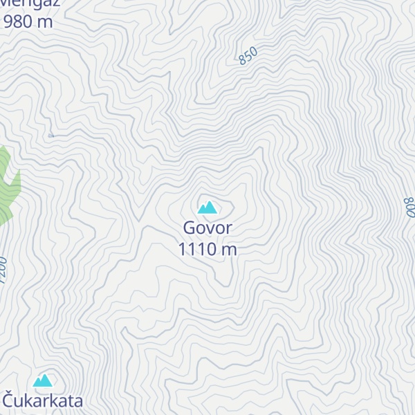 Map of Govor