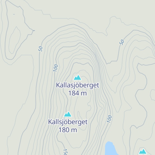 Map of Kallasjöberget