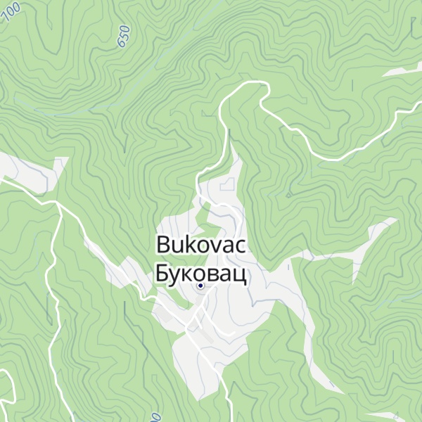 Map of Vikend place of Mentor