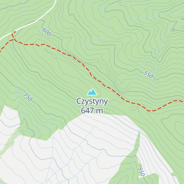 Map of Czystyny