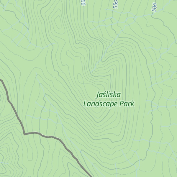 Map of Zimny Wierch