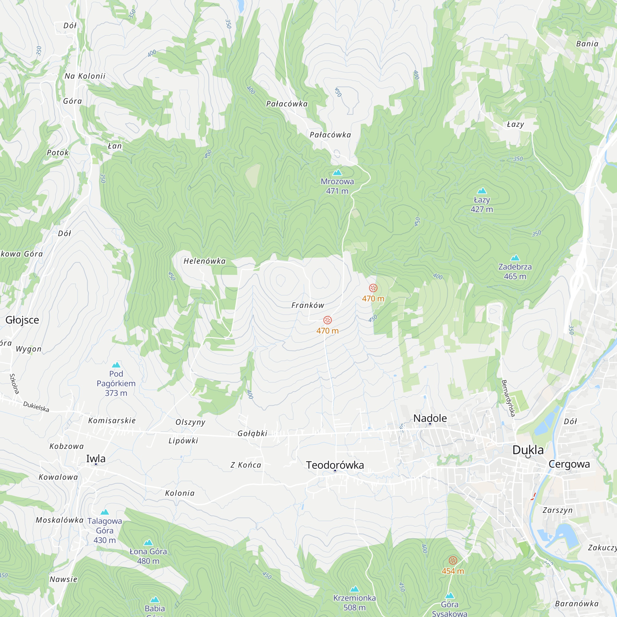 Chatka Teodorówka map