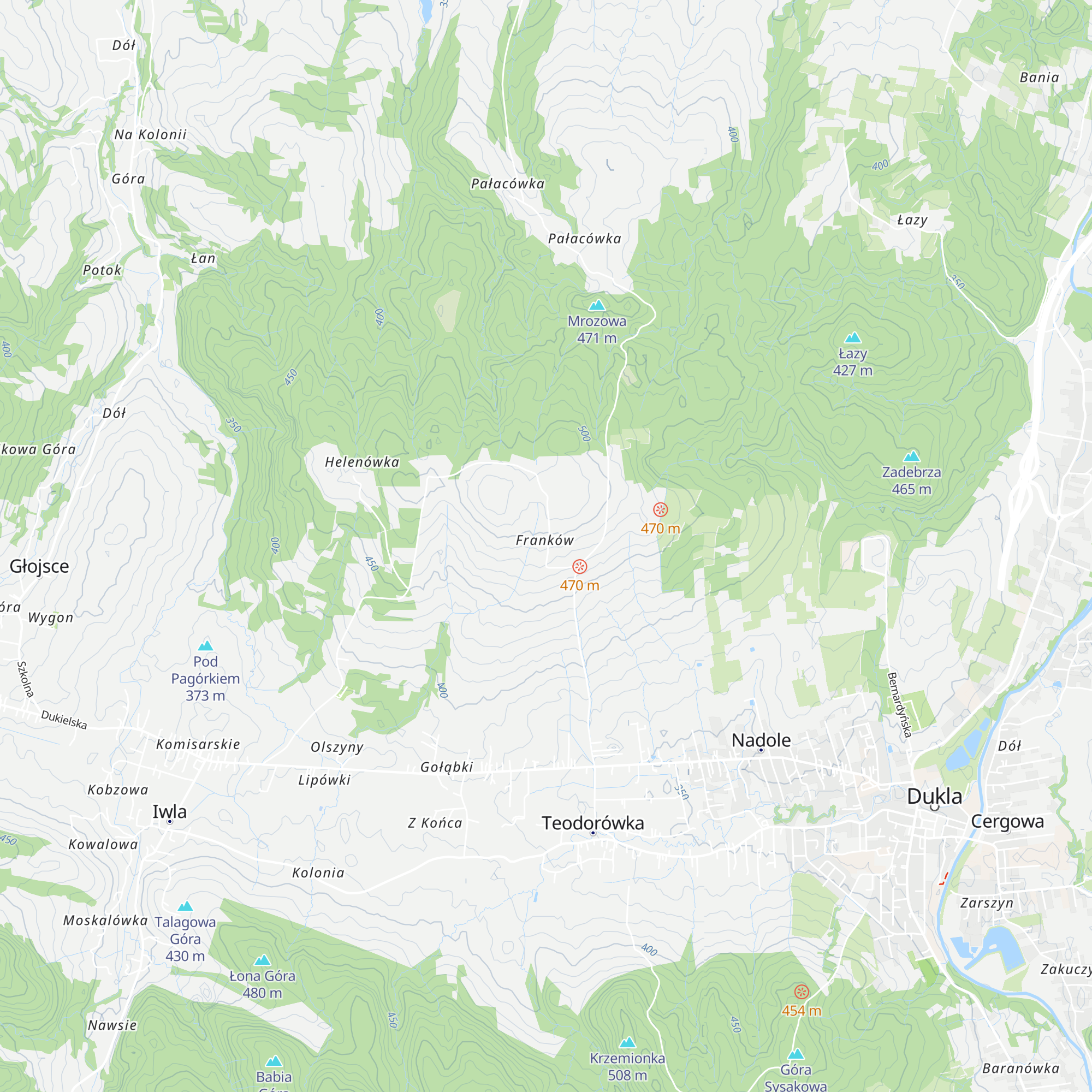 Chatka Teodorówka map