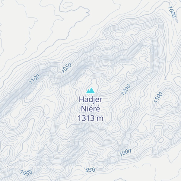 Map of Hadjer Niéré