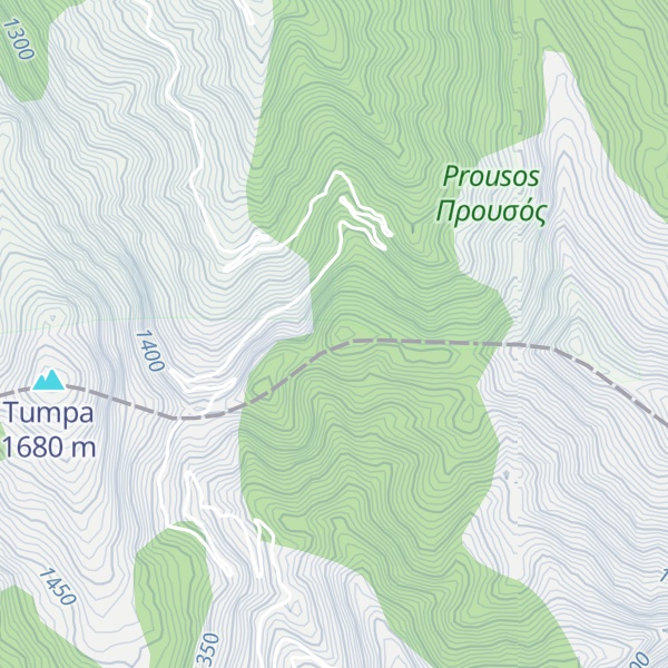 Map of Panaitolikón Óros