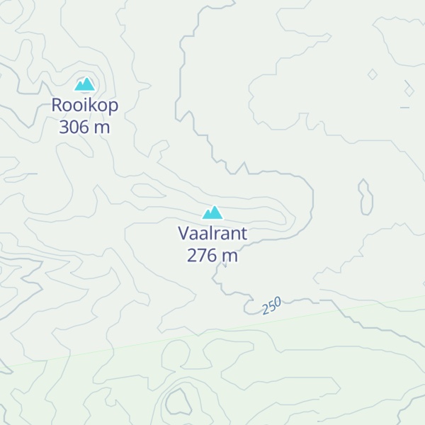 Map of Vaalrant