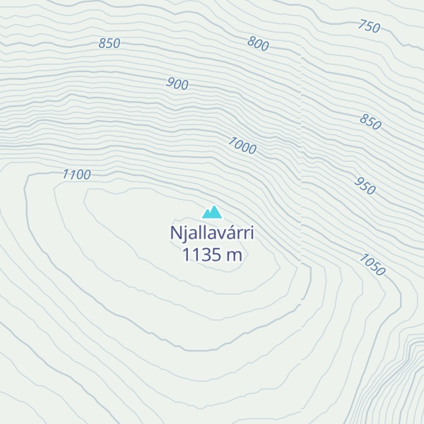 Map of Njallavárri