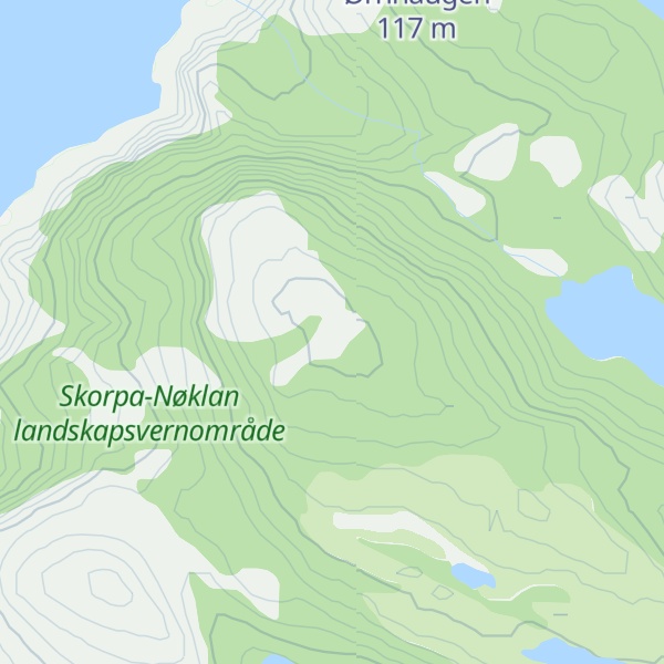 Map of Mitterfjellet