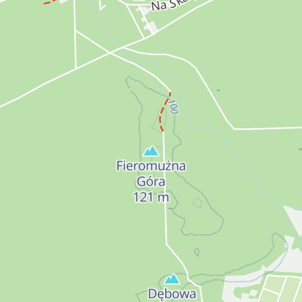 Map of Fieromużna Góra