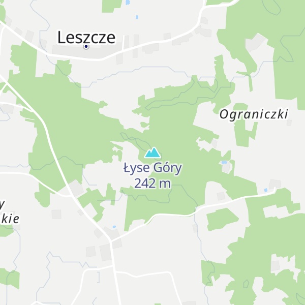 Map of Łyse Góry