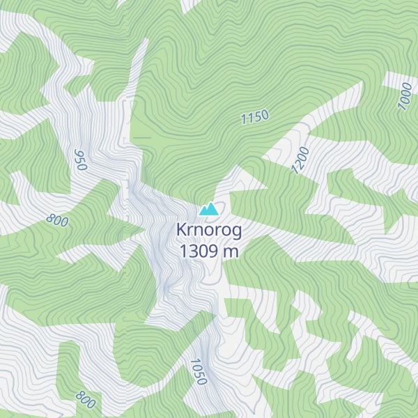 Map of Krnorog