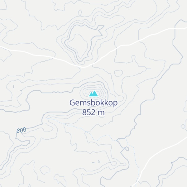 Map of Gemsbokkop
