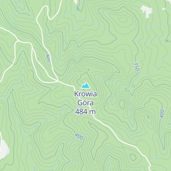Map of Krowia Góra