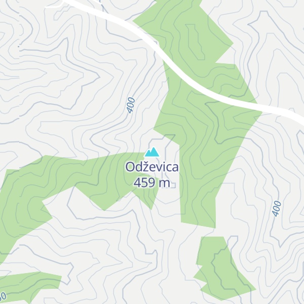 Map of Odževica