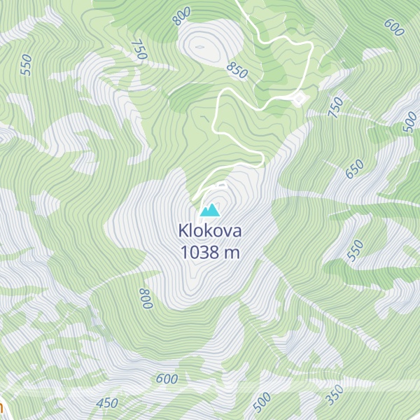 Map of Klokova