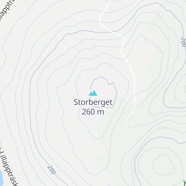 Map of Storberget