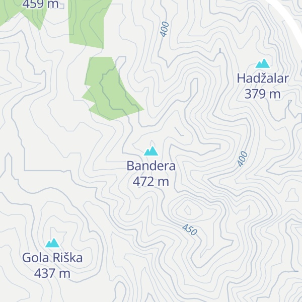 Map of Bandera