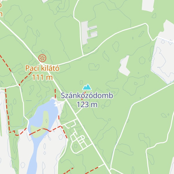 Map of Szánkózódomb