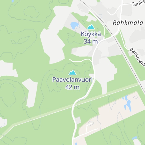 Map of Paavolanvuori