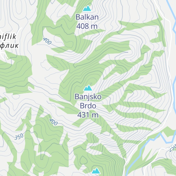 Map of Banjsko Brdo