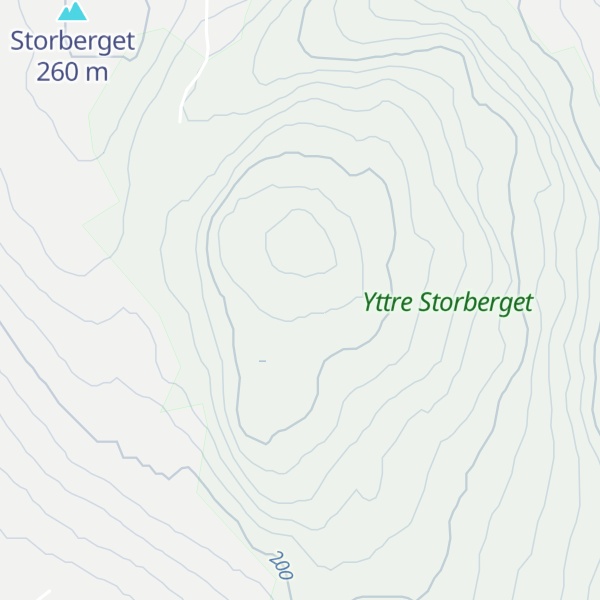 Map of Yttre Storberget