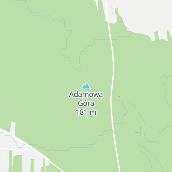 Map of Adamowa Góra