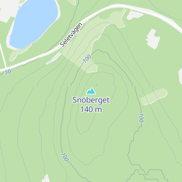 Map of Snöberget