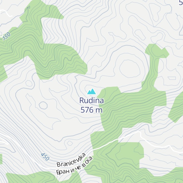 Map of Rudina