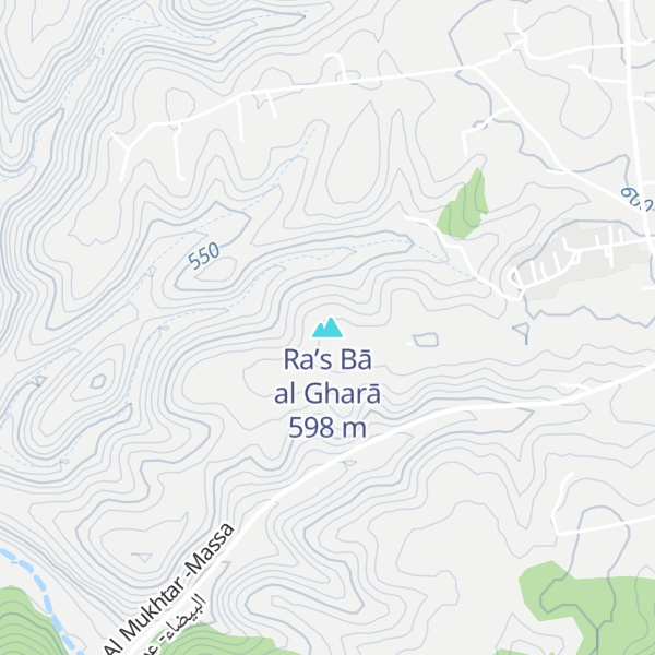 Map of Ra’s Bā al Gharā